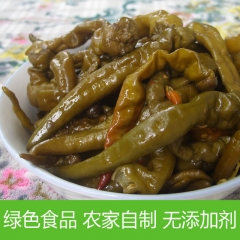 湖南祁东农家土特产自制坛子腌制酸辣椒 泡椒 老坛酸菜开胃菜