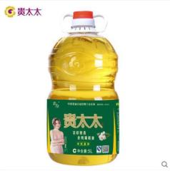 贵太太茶籽原香食用调和油5L家庭装 茶籽食用油 品牌粮油