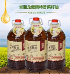 誉湘龙特香菜籽油物理压榨菜籽油 5L桶装非转基因菜籽油