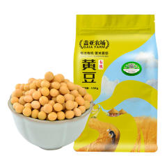 盖亚农场有机黄豆1.5kg非转基因五谷杂粮东北粗粮黑豆打豆浆大豆