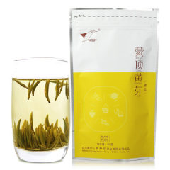 味独珍茶叶 蒙顶黄芽黄茶 四川蒙顶山茶明前高山嫩芽