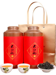 茶叶礼盒装 武夷山肉桂岩茶茶叶 罐装茶叶500g