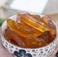 湖南特产橙子皮糖瓶装柚子糖甜橙皮糖谷芽糖麦芽糖柚干蜜饯橙子糖