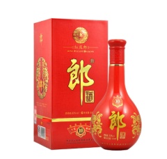 酱香型白酒 53度红花郎( 10年) 500ML