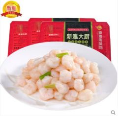 特价新雅速冻清炒虾仁225g*3盒免浆河虾仁海鲜半成品菜虾米肉年菜