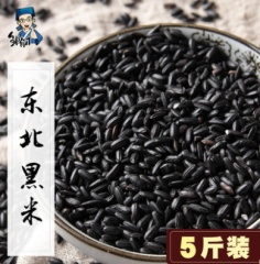 东北黑米五斤装 新货黑龙江农家自产黑香米五谷杂粮5斤