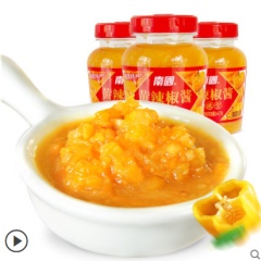 南国食品海南土特产黄灯笼辣椒酱香辣135gx3瓶剁椒酱酸汤肥牛三亚