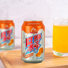 冰峰碳酸饮料饮品橙味汽水330ml*24罐陕西特产西安老汽水