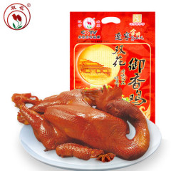 双花御香鸡830g辽宁特产手撕熏鸡烧鸡扒鸡肉卤味熟食整只鸡真空装