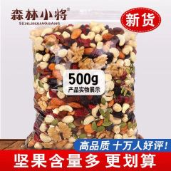 森林小将 每日坚果什锦果仁儿童孕妇零食混合散装干果200g/500g 新鲜果仁500g